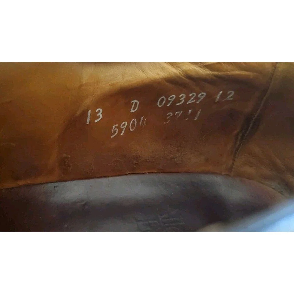 Allen Edmonds Hillcrest Derby Black Dress Shoe Mens 13D  Bicycle NO LACES